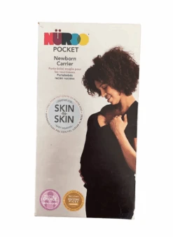 Nuroo Pocket Baby Wearing Shirt, Short Sleeve Medium Black
