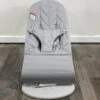 BabyBjorn Bouncer Bliss, Light Gray Cotton Petal Quilt, Light Gray Frame