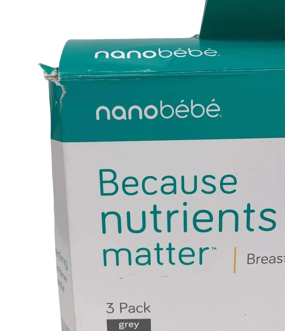 Nanobébé Breastmilk Bottles, 5 Oz 3-pack 4 Nanobébé Breastmilk Bottles, 5 Oz 3-pack - Image 4