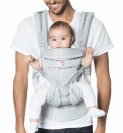 Ergobaby 360 All Positions Cool Air Mesh Baby Carrier, Pearl Grey