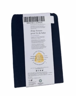 Burt's Bees Baby Organic Cotton Jersey Fitted Crib Sheet, Indigo Blue -Tiny Steps House d277063c 365a 4b5a 80c5 732711517824