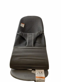 BabyBjorn Bouncer Bliss, Charcoal Gray 3D Jersey