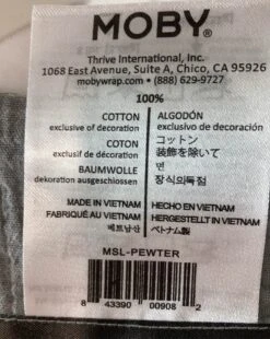 Moby Ring Sling, Pewter 22 Moby Ring Sling, Pewter -Tiny Steps House d2b2d4dcbc25b3af6e2ae4dc9e724daf