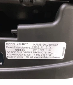 Graco 4Ever DLX 4-in-1 Car Seat, Fairmont, 2023 -Tiny Steps House d47ec374 17db 4329 bae4 0634964db72a