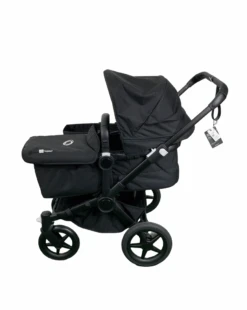 Bugaboo Donkey 5 Stroller Mono, 2023, Midnight Black, Black -Tiny Steps House d4bf21ac 5ec2 4ccb 86fd 5be7411e538e