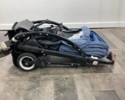 Bugaboo Bee5 Stroller, 2018, Blue Melange, Black -Tiny Steps House d4cc239310a896e035bac8417f3deb4b