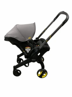 Doona Infant Car Seat & Stroller Combo, 2022, Grey Hound