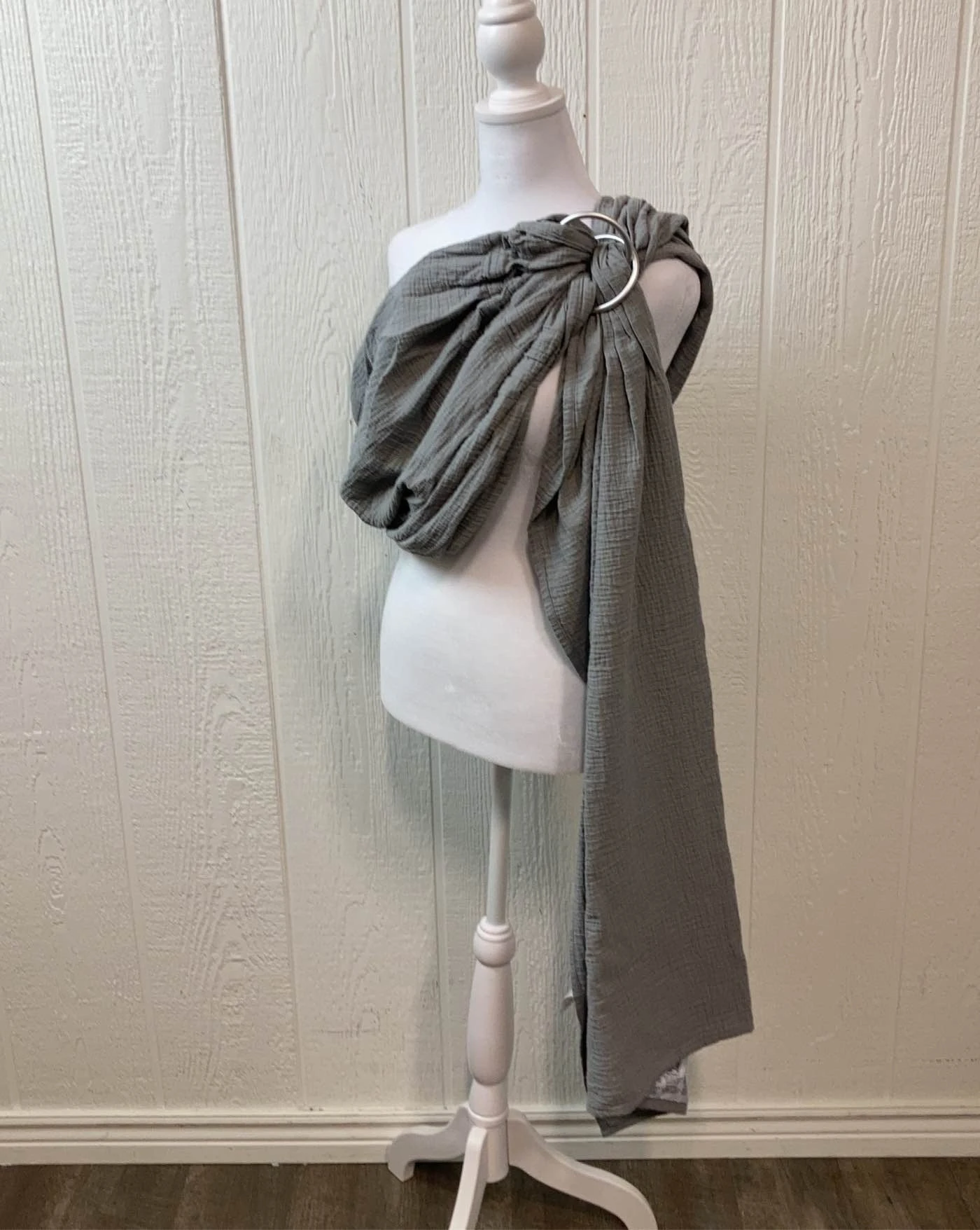 Moby Ring Sling, Pewter 5 Moby Ring Sling, Pewter - Image 5