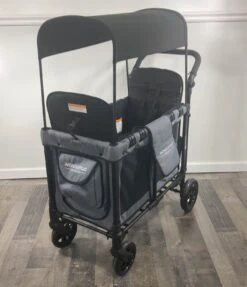 Wonderfold W2 Multifunctional Double Stroller Wagon, 2021, Grey