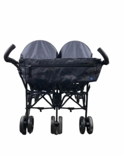 Delta Children BabyGap Classic Side By Side Double Stroller, 2022, Black Camo -Tiny Steps House dd05e322 c226 4cd6 875b 380e9b167419