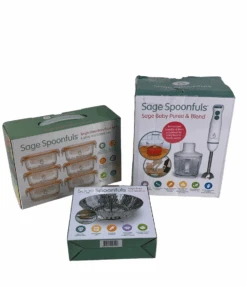Sage Spoonfuls Baby Food Maker Set With Glass Containers