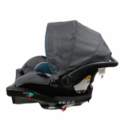 Evenflo LiteMax DLX Infant Car Seat With SafeZone Load Leg Base, Sawyer, 2023 -Tiny Steps House e0553803 a15e 4f99 a824 0f4ba9803e6e