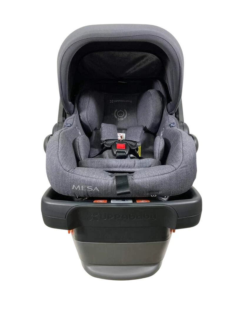 UPPAbaby MESA V2 Infant Car Seat, 2023, Greyson (Charcoal Melange Merino Wool) 2 UPPAbaby MESA V2 Infant Car Seat, 2023, Greyson (Charcoal Melange Merino Wool) - Image 2