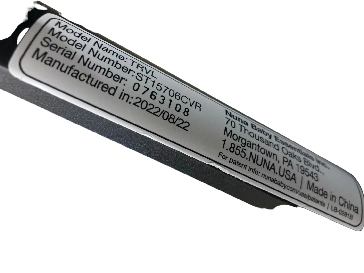 Nuna Trvl Stroller, 2022 4 Nuna Trvl Stroller, 2022 - Image 4