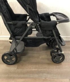 Joovy Caboose Too Graphite Sit And Stand Double Stroller, 2020, Black -Tiny Steps House e131509affd16b5309e90986c8631449