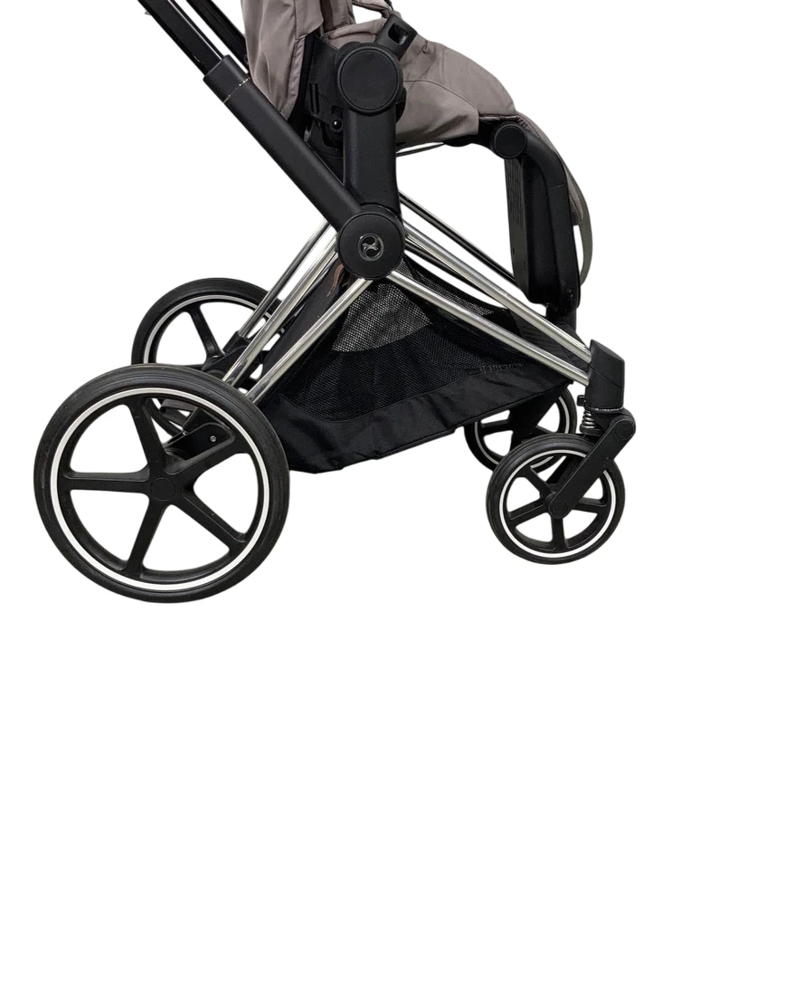 Cybex PRIAM Stroller, Chrome With Black Details, Soho Grey, 2021 9 Cybex PRIAM Stroller, Chrome With Black Details, Soho Grey, 2021 - Image 9