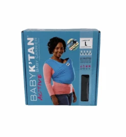 Baby K'tan Active Baby Carrier, Active, Large, Heather Black