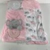 Modern Baby Activity Blanket, Pink