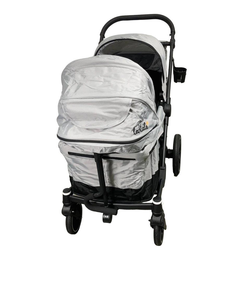Larktale Caravan Coupe (2 Seater) Stroller Wagon, 2023, Gray/Black 1 Larktale Caravan Coupe (2 Seater) Stroller Wagon, 2023, Gray/Black