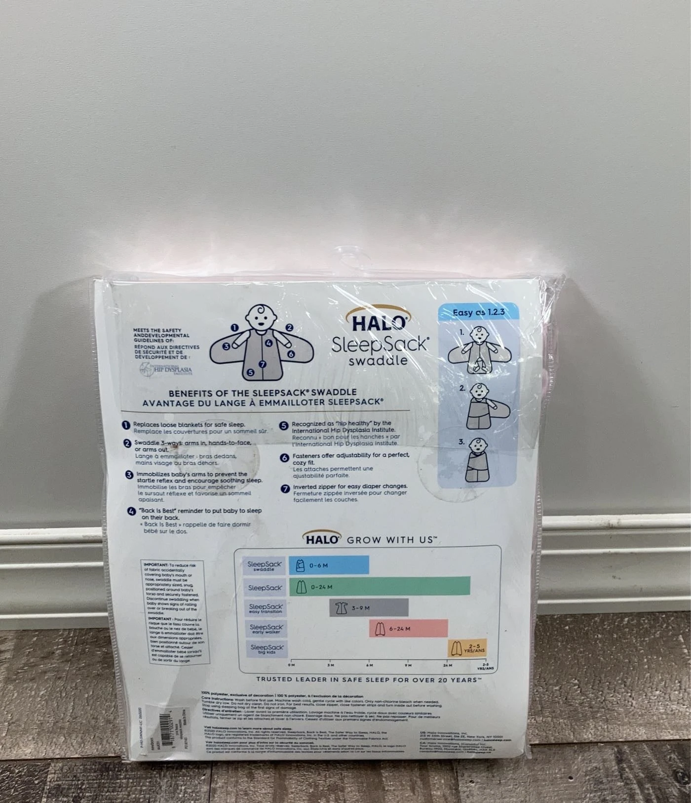 Halo SleepSack Swaddle, Pink, Newborn 2 Halo SleepSack Swaddle, Pink, Newborn - Image 2