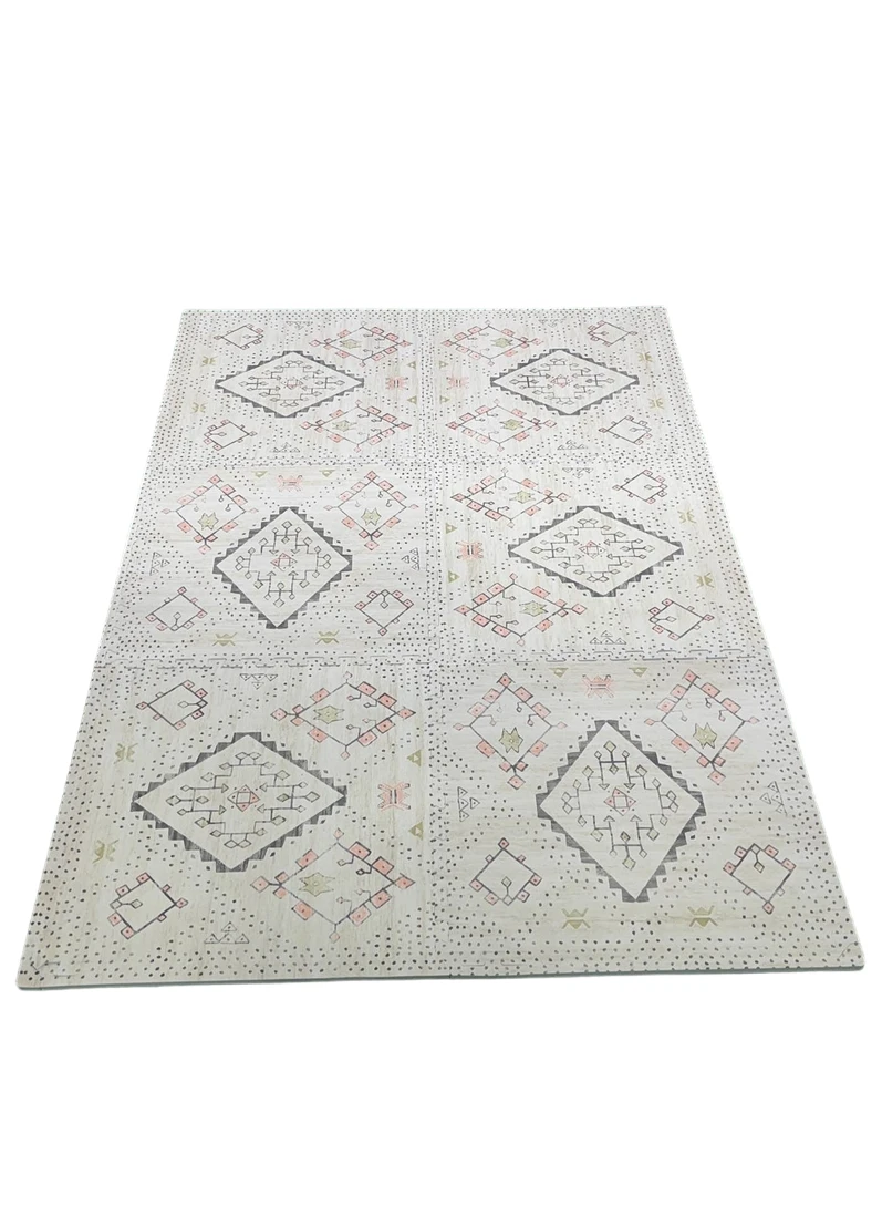 House Of Noa Little Nomad Play Mat, 4x6', Ula- Oat 2 House Of Noa Little Nomad Play Mat, 4x6', Ula- Oat - Image 2