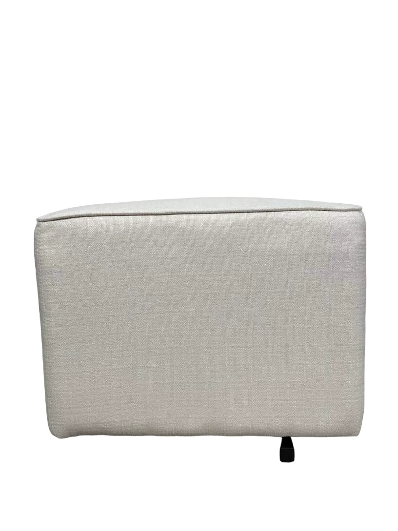 DaVinci Universal Gliding Ottoman, Performance Cream Linen 1 DaVinci Universal Gliding Ottoman, Performance Cream Linen