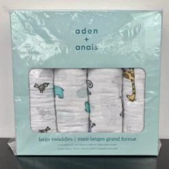 Aden + Anais Swaddle Blankets, Jungle Jam -Tiny Steps House fbc907f52cd7342a8beff485511a1676