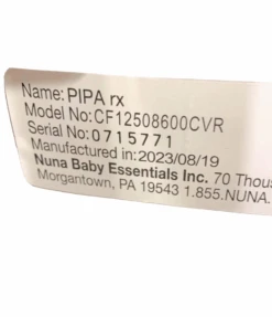 Nuna PIPA Rx Infant Car Seat, Caviar, 2023 -Tiny Steps House fe5754b1 5642 435b 8938 359f5486c97d