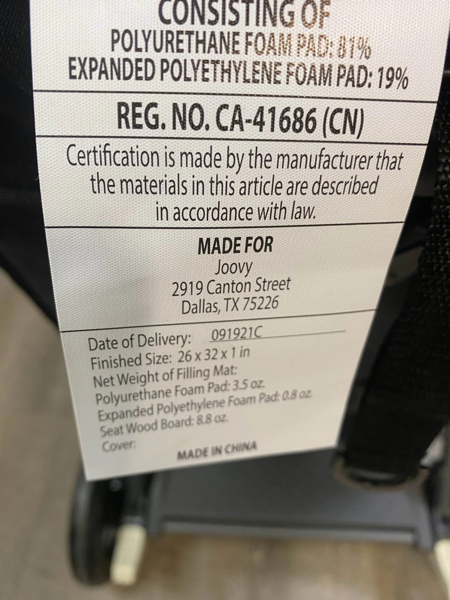 Joovy Caboose Too Graphite Sit And Stand Double Stroller, Black, 2021 11 Joovy Caboose Too Graphite Sit And Stand Double Stroller, Black, 2021 - Image 11