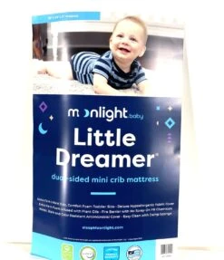 Moonlight Slumber Little Dreamer Dual-Sided Mini Crib Mattress -Tiny Steps House ffdbdb54 bdb7 488f 9255 c072b9946099 3fb1dad2 d1f7 483a af2f 5f55f685458d